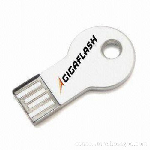 Key Shock-resistant USB Flash Disks, 1 to 256GB Capacity, High-reading and Writing Speed